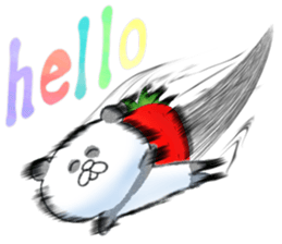 Strawberry!Panda! sticker #7137946