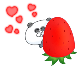 Strawberry!Panda! sticker #7137950