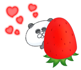 Strawberry!Panda! sticker #7137950