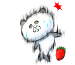 Strawberry!Panda! sticker #7137961