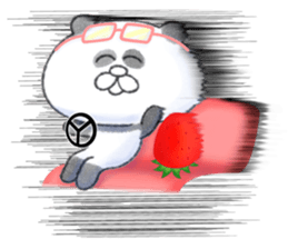 Strawberry!Panda! sticker #7137974