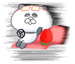 Strawberry!Panda! sticker #7137974