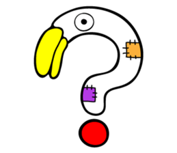 one bird [English] sticker #7138477