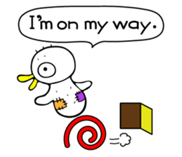 one bird [English] sticker #7138481