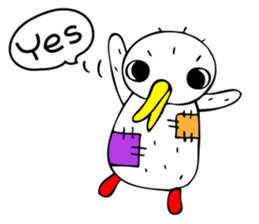 one bird [English] sticker #7138482