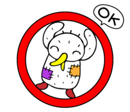 one bird [English] sticker #7138499