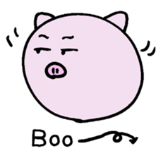 Pig with a tie sticker #7138639