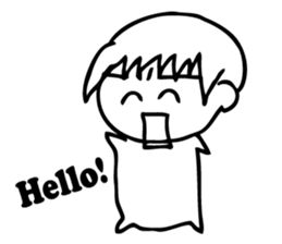 Pyon-chan(English version) sticker #7138784