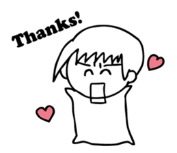 Pyon-chan(English version) sticker #7138787