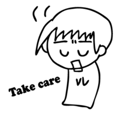 Pyon-chan(English version) sticker #7138792