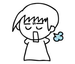 Pyon-chan(English version) sticker #7138793