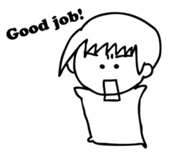 Pyon-chan(English version) sticker #7138794