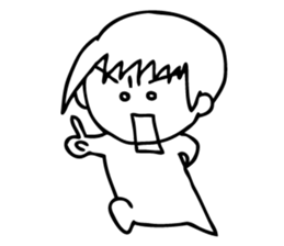 Pyon-chan(English version) sticker #7138795
