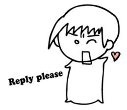 Pyon-chan(English version) sticker #7138796