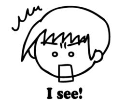 Pyon-chan(English version) sticker #7138807