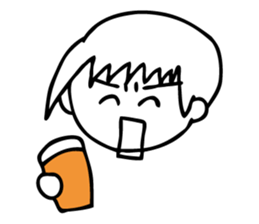 Pyon-chan(English version) sticker #7138809