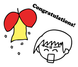 Pyon-chan(English version) sticker #7138814
