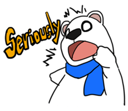 Polar bear sticker(part2) sticker #7139476