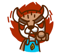 Blue (My dear.) sticker #7139831