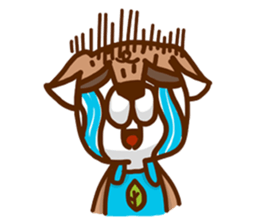 Blue (My dear.) sticker #7139835