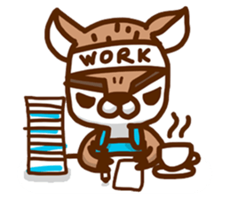 Blue (My dear.) sticker #7139859