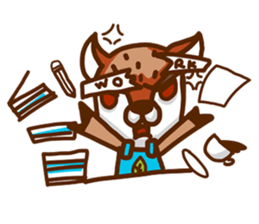 Blue (My dear.) sticker #7139860