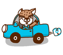 Blue (My dear.) sticker #7139863