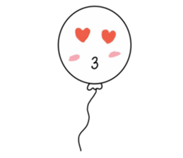 balloon cute sticker #7140136