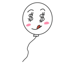 balloon cute sticker #7140137