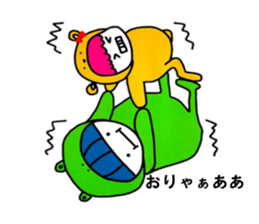 twins wrestler sticker #7141012