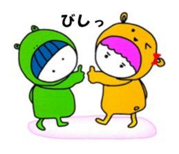 twins wrestler sticker #7141023