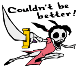 skeleton_kung fu sticker #7141078