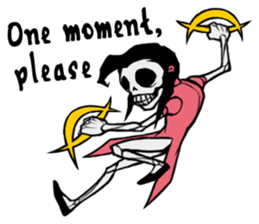 skeleton_kung fu sticker #7141079