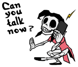skeleton_kung fu sticker #7141084
