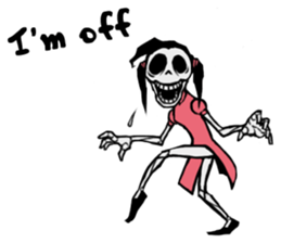 skeleton_kung fu sticker #7141089