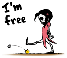 skeleton_kung fu sticker #7141092