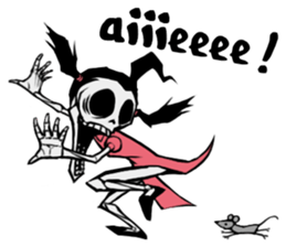 skeleton_kung fu sticker #7141100