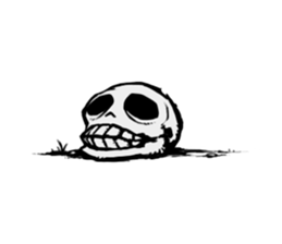 skeleton_kung fu sticker #7141103