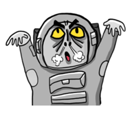 Rocket Astronaut man sticker #7141235