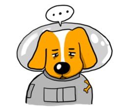 Rocket Astronaut man sticker #7141256