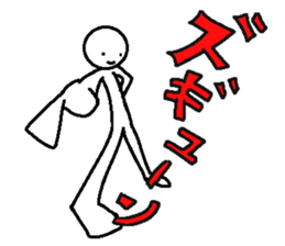 Animation characters style sticker #7141794