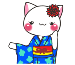 Autumn festival of Banshu cat sticker #7142651