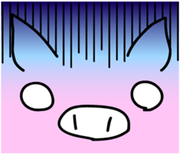 Too close Pigs! sticker #7143022