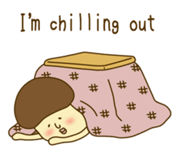 Stay-at-Home Mushroom (English) sticker #7143030