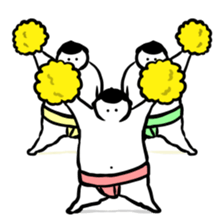 Sticker of funny sumo 2 sticker #7143117