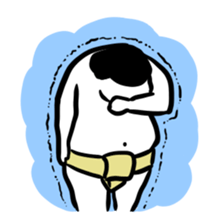 Sticker of funny sumo 2 sticker #7143118