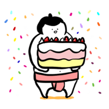 Sticker of funny sumo 2 sticker #7143128