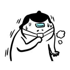 Sticker of funny sumo 2 sticker #7143135