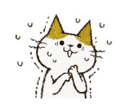 Cute cat 'Cyanpachi'. no.3 sticker #7143089