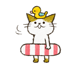 Cute cat 'Cyanpachi'. no.3 sticker #7143096